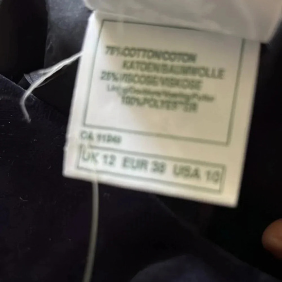 Vintage Laura Ashley dress SIZE US 10 UK 12 Navy velvet 1980's sexy goth - Picture 8 of 8